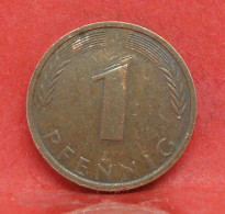 1 Pfennig 1976 J - TB - Pièce Monnaie Allemagne - Article N°1181 - 1 Pfennig