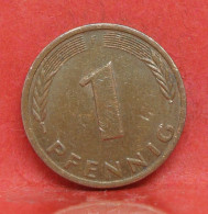 1 Pfennig 1978 F - TB - Pièce Monnaie Allemagne - Article N°1188 - 1 Pfennig