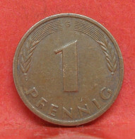 1 Pfennig 1978 G - TB - Pièce Monnaie Allemagne - Article N°1189 - 1 Pfennig