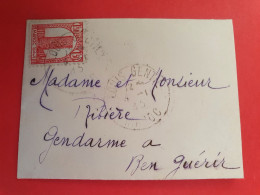 Maroc - Petite Enveloppe De Louis Gentil Pour Un Gendarme à Ben Guérir En 1945 - Réf 1551 - Brieven En Documenten