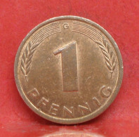 1 Pfennig 1979 G - TTB - Pièce Monnaie Allemagne - Article N°1198 - 1 Pfennig