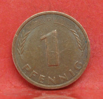 1 Pfennig 1980 D - TB - Pièce Monnaie Allemagne - Article N°1201 - 1 Pfennig