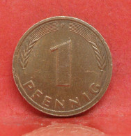 1 Pfennig 1980 F - TTB - Pièce Monnaie Allemagne - Article N°1204 - 1 Pfennig