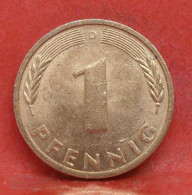 1 Pfennig 1981 D - SUP - Pièce Monnaie Allemagne - Article N°1208 - 1 Pfennig