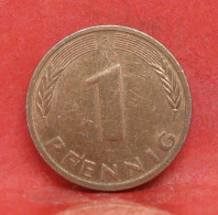 1 Pfennig 1981 F - TTB - Pièce Monnaie Allemagne - Article N°1209 - 1 Pfennig