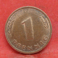 1 Pfennig 1981 G - TTB - Pièce Monnaie Allemagne - Article N°1212 - 1 Pfennig