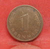 1 Pfennig 1981 J - TTB - Pièce Monnaie Allemagne - Article N°1213 - 1 Pfennig