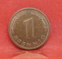 1 Pfennig 1982 D - TTB - Pièce Monnaie Allemagne - Article N°1214 - 1 Pfennig