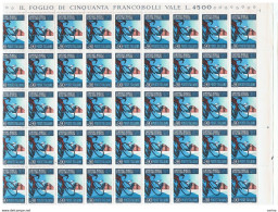 REPUBBLICA:  1968  CAMPIONATI  DI  CICLISMO  -  S. CPL. 2  VAL. FGL. 50  N. -  SASS. 1092/93 - Full Sheets