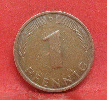 1 Pfennig 1986 D - TTB - Pièce Monnaie Allemagne - Article N°1231 - 1 Pfennig