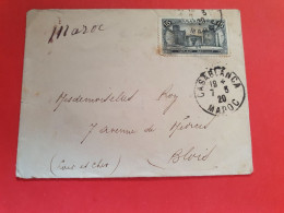 Maroc - Enveloppe De Casablanca Pour Blois En 1920 - Réf 1565 - Lettres & Documents