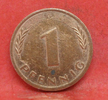 1 Pfennig 1986 G - TTB - Pièce Monnaie Allemagne - Article N°1233 - 1 Pfennig