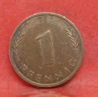 1 Pfennig 1987 J - TTB - Pièce Monnaie Allemagne - Article N°1238 - 1 Pfennig