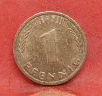 1 Pfennig 1990 F - TTB - Pièce Monnaie Allemagne - Article N°1251 - 1 Pfennig