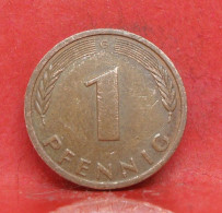 1 Pfennig 1990 G - TB - Pièce Monnaie Allemagne - Article N°1252 - 1 Pfennig