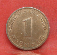1 Pfennig 1990 G - TTB - Pièce Monnaie Allemagne - Article N°1253 - 1 Pfennig
