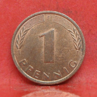 1 Pfennig 1991 F - TTB - Pièce Monnaie Allemagne - Article N°1260 - 1 Pfennig