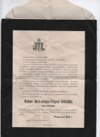 Priez Pour Elle ! /Madame Marie-Bénigne-Virginie DESRIBES Née DUTEIL/ Décédée à VICHY à 73 Ans Le 25 Sept 1913    FPD131 - Obituary Notices