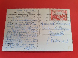 Maroc - Carte Postale De Marrakech Pour Marseille En 1951 - Réf 1581 - Lettres & Documents