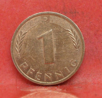 1 Pfennig 1994 D - TTB - Pièce Monnaie Allemagne - Article N°1270 - 1 Pfennig