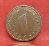 1 Pfennig 1995 G - TTB - Pièce Monnaie Allemagne - Article N°1277 - 1 Pfennig
