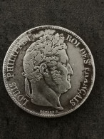 5 FRANCS ARGENT 1835 T NANTES 293311 EX. LOUIS PHILIPPE I DOMARD 2ème RETOUCHE FRANCE / SILVER - 5 Francs