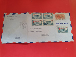 Martinique - Enveloppe ( Livrée Pliée ) Commerciale De Fort De France Pour Paris En 1947 - Réf 1587 - Covers & Documents