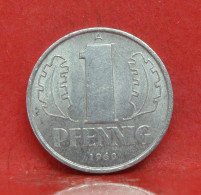1 Pfennig 1960 A - TTB+ - Pièce Monnaie Allemagne - Article N°1284 - 1 Pfennig