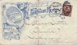 USA - MAIL 1894 NEW YORK > LEIPZIG/DE / *432 - Lettres & Documents