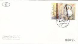 BOSNIA HERZEGOVINA MOSTAR.2014 EUROPA CEPT.MUSICAL INSTRUMENTS.FDC - 2014