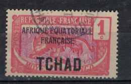 TCHAD              N°  YVERT   1 ( 7 ) OBLITERE    ( OB 11/ 25 ) - Used Stamps