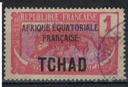 TCHAD              N°  YVERT   1 ( 10 ) OBLITERE    ( OB 11/ 25 ) - Used Stamps
