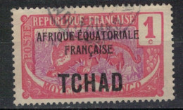 TCHAD              N°  YVERT   1 ( 12 ) OBLITERE    ( OB 11/ 25 ) - Used Stamps