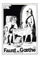 Illustration LARDIE - Politique Marchais Jospin Faust De Goethe Revu - CPM  10,5x15  TBE 1982 Neuve - Lardie