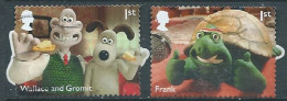 GROSSBRITANNIEN GRANDE BRETAGNE GB 2022 AARDMAN CLASSICS SET 2V USED SG 4725-6 MI 5058-9 YT 5449-50 SN 4286-7 - Gebruikt