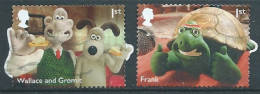 GROSSBRITANNIEN GRANDE BRETAGNE GB 2022 AARDMAN CLASSICS SET 2V USED SG 4725-6 MI 5058-9 YT 5449-50 SN 4286-7 - Gebraucht