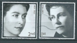 GROSSBRITANNIEN GRANDE BRETAGNE GB 2022 IN MEMORIAM: HER MAJESTY THE QUEEN SET 2V USED SG 4739-40 MI 5074-5 YT 5471-2 - Used Stamps