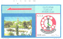 Used Phonecard, S.T.E., 100 Units, Mosque - Syrien