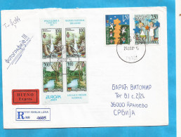 3 - 1 - 23 A  2000   167-68 EUROPA CEPT  REPUBLIKA SRPSKA BOSNIA  BRIEF  SEHR SELTEN - 2000