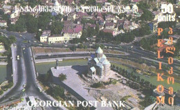 Georgia:Used Phonecard, Pelikom, 50 Units, Georgian Post Bank - Georgië