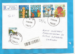 3 - 1 - 23 A  2000   167-68 EUROPA CEPT  REPUBLIKA SRPSKA BOSNIA  BRIEF  SEHR SELTEN - 2000