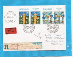 3 - 1 - 23 A  2000   167-68 EUROPA CEPT  REPUBLIKA SRPSKA BOSNIA  BRIEF  SEHR SELTEN FDC - 2000