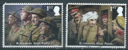 GROSSBRITANNIEN GRANDE BRETAGNE GB 2023 BLACKADDER SET 2V USED FALT DENTS SG 5023-4 MI 5192-3 YT 5583-4 SN 4369-70 - Gebraucht