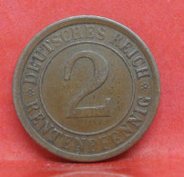 2 Rentenpfennig 1924 A - TTB - Pièce Monnaie Allemagne - Article N°1308 - 2 Renten- & 2 Reichspfennig