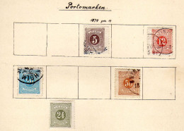 Suede (1874)  - Timbres-Taxe Oblit Un Neuf* - Dent.  14 - Postage Due