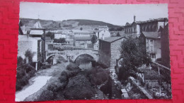 48 LANGOGNE VUE SUR LE PONT VIEUX 1954 - Langogne