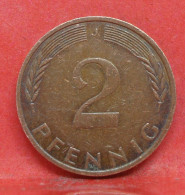 2 Pfennig 1972 J - TTB - Pièce Monnaie Allemagne - Article N°1361 - 2 Pfennig