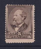 USA, Scott 205, MHR (heavy), Small Thin - Unused Stamps