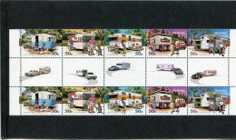 AUSTRALIA - 2007  CARAVANNING  GUTTER  STRIP  MINT NH - Blocks & Sheetlets