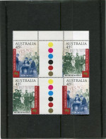 AUSTRALIA - 2000  45c  FEDERATION  GUTTER  BLOCK  MINT NH - Blocks & Sheetlets